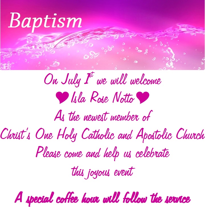 712018 The Baptism Of Isla Rose Notto Trinity Episcopal
